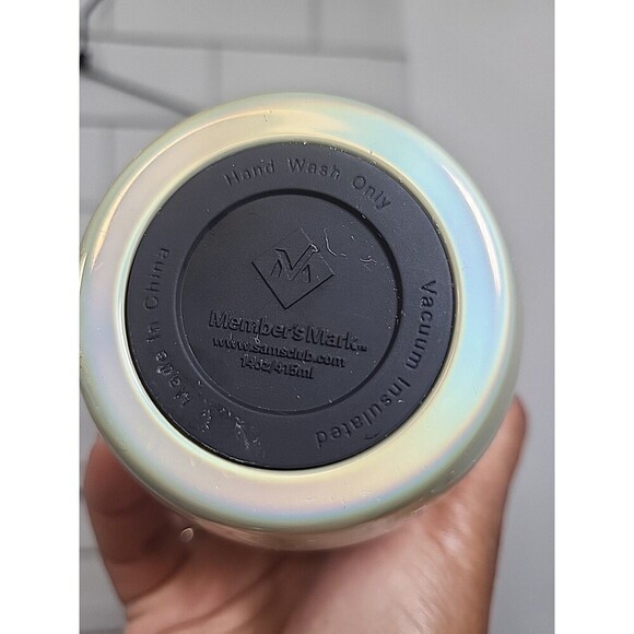 Member’s Mark 4pk Insulated Soda Wine Tumblers w/Lids  Iridescent Passel Colors - Picture 5 of 8